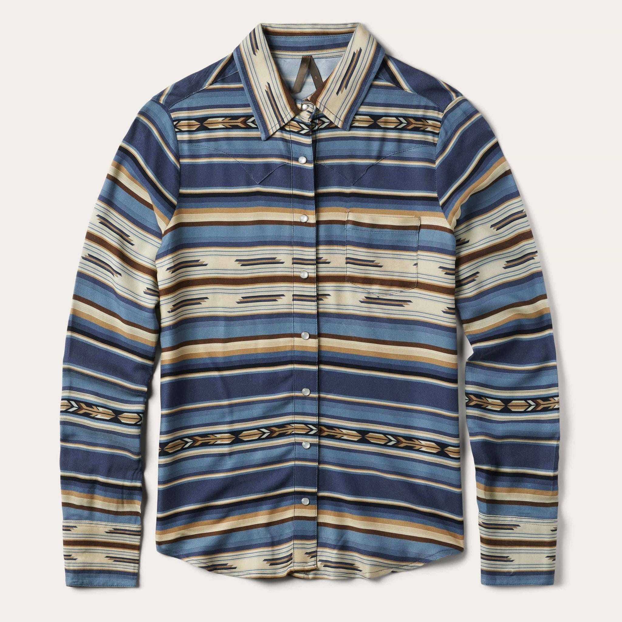 Stetson Indigo Serape Print Shirt - Stetson - Flyclothing LLC