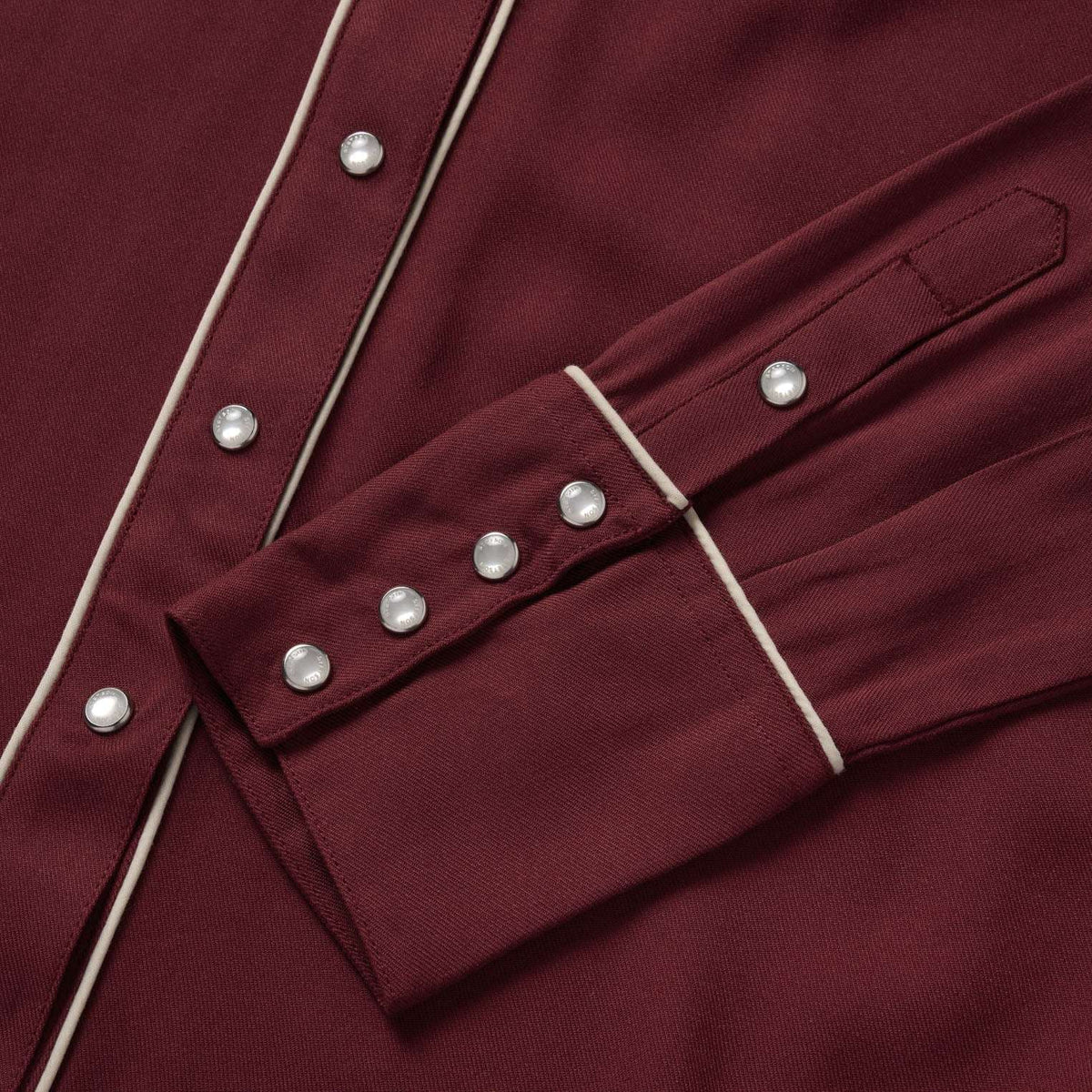 Stetson Twill Western Shirt Wine - Stetson - Flyclothing LLC