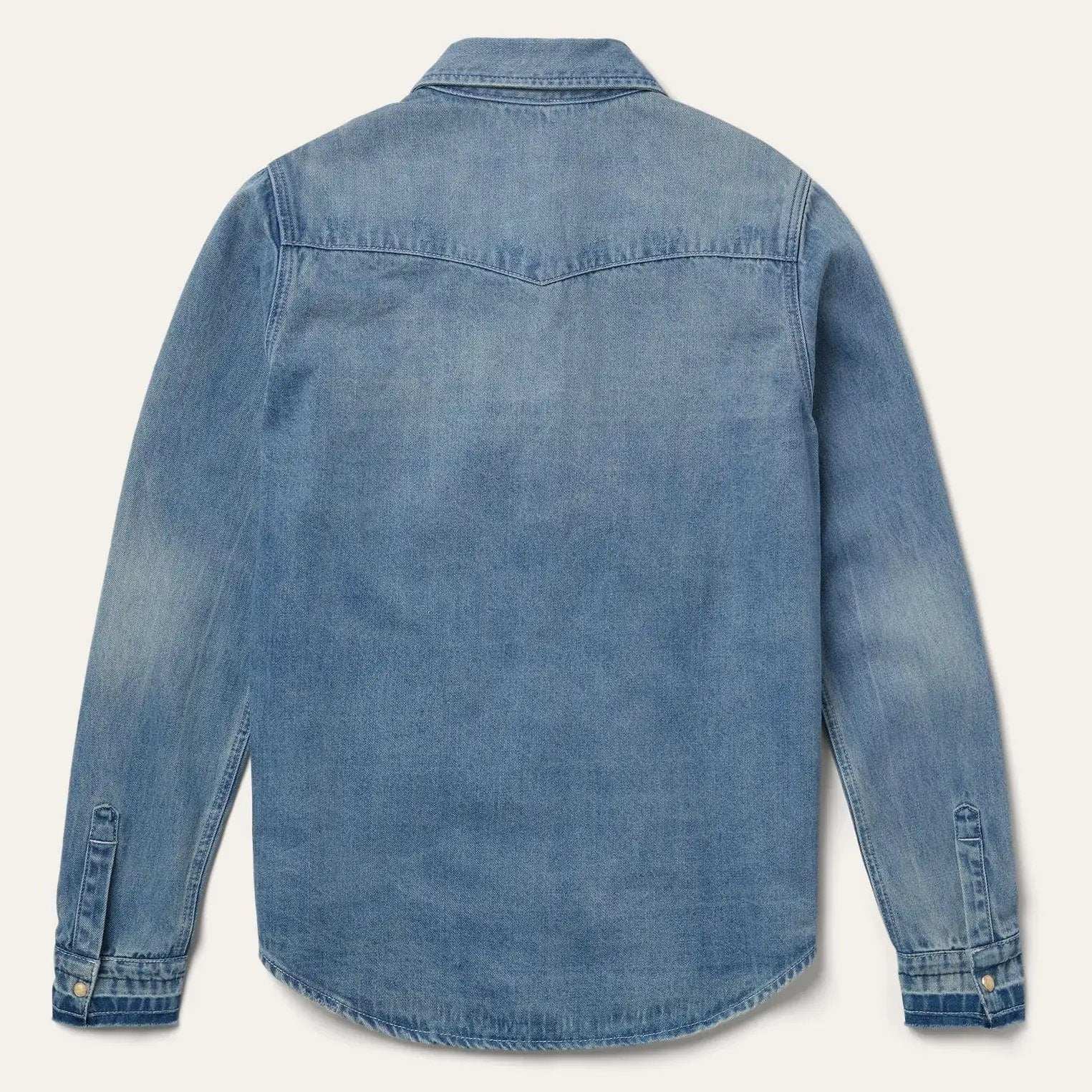 Stetson Loose Fit Denim Snap-Front Shirt - Stetson - Flyclothing LLC