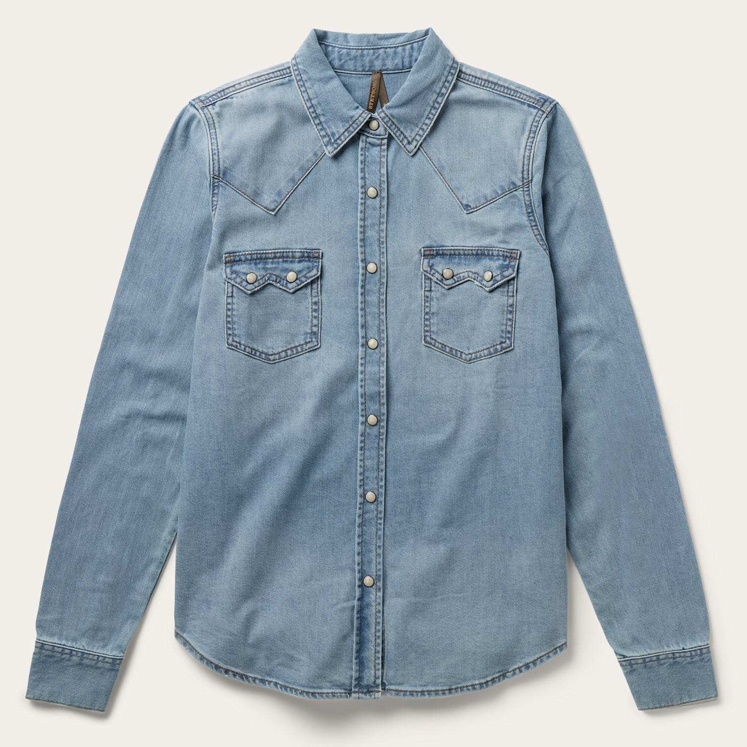 Stetson Loose Fit Denim Shirt - Stetson - Flyclothing LLC