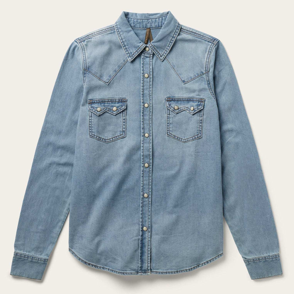 Stetson Loose Fit Denim Shirt - Stetson - Flyclothing LLC