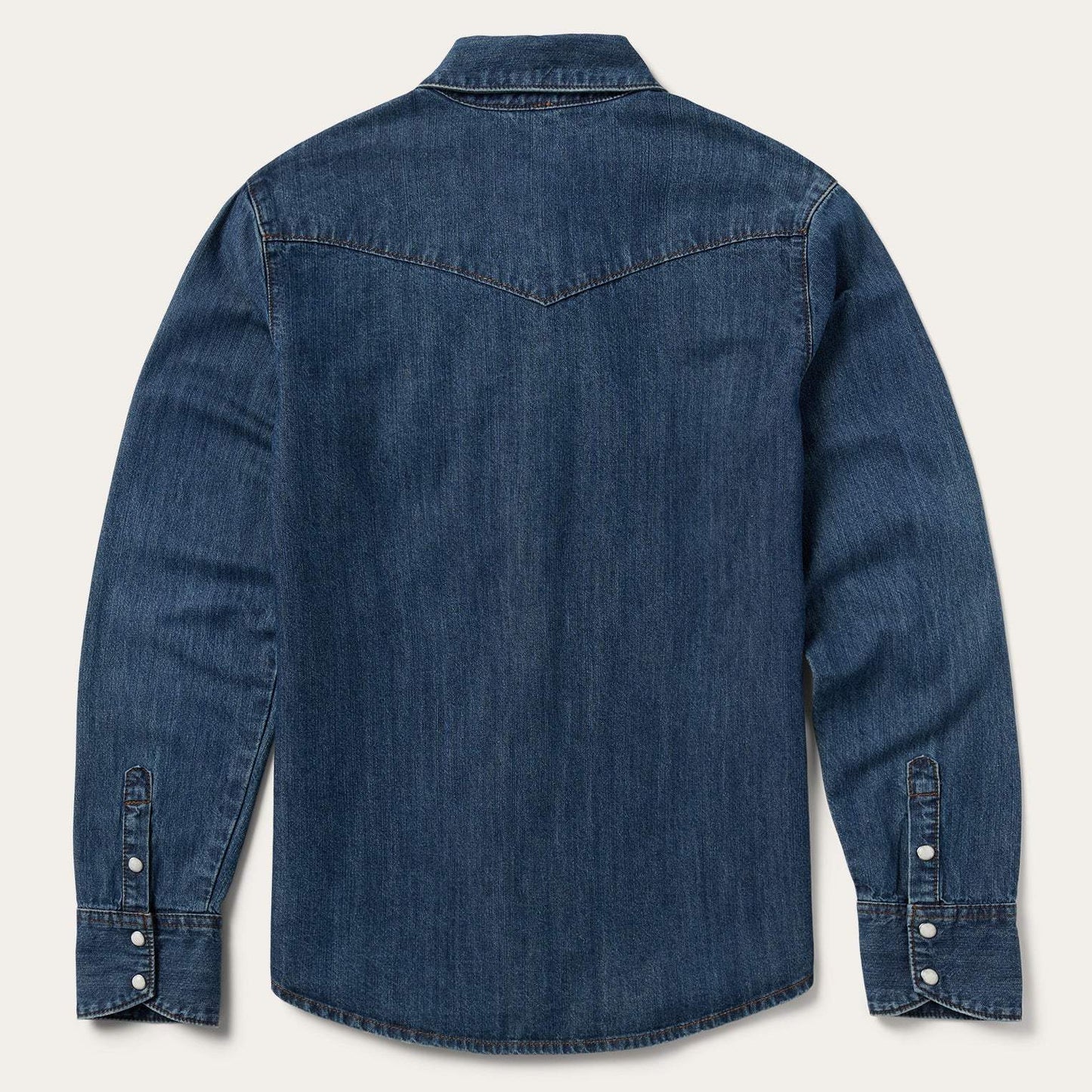 Stetson Dark Denim Snap Western Shirt - Stetson - Flyclothing LLC