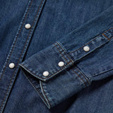 Stetson Dark Denim Snap Western Shirt - Stetson - Flyclothing LLC