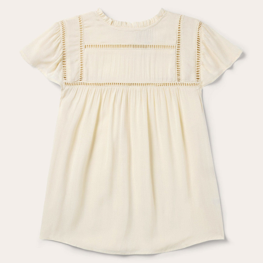 Stetson Cream Herringbone Blouse - Stetson