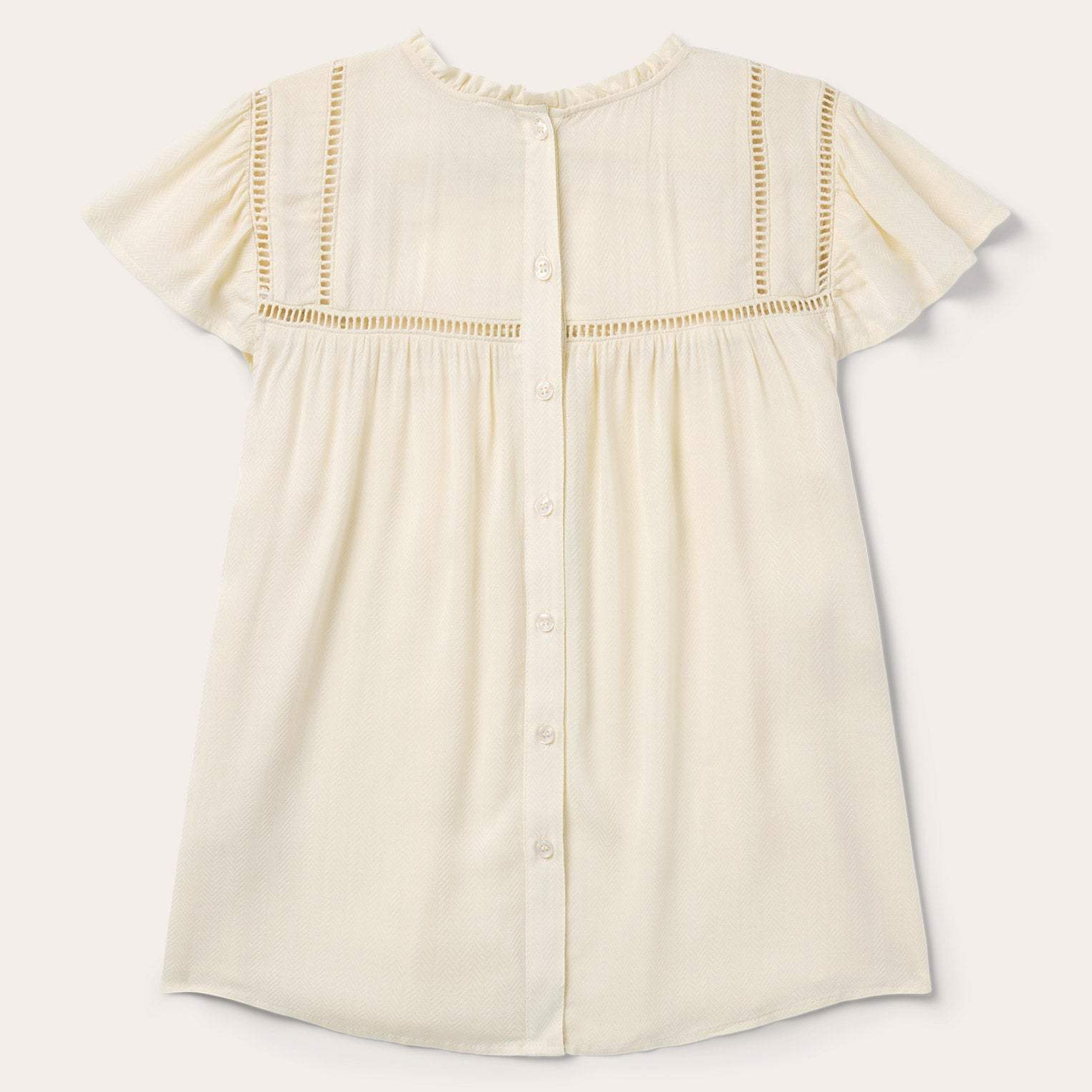 Stetson Cream Herringbone Blouse - Stetson - Flyclothing LLC