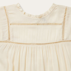 Stetson Cream Herringbone Blouse