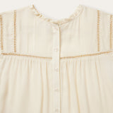 Stetson Cream Herringbone Blouse - Stetson