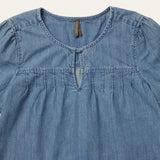 Stetson Short-Sleeved Denim Blouse - Stetson - Flyclothing LLC