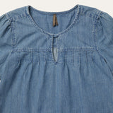 Stetson Short-Sleeved Denim Blouse - Stetson