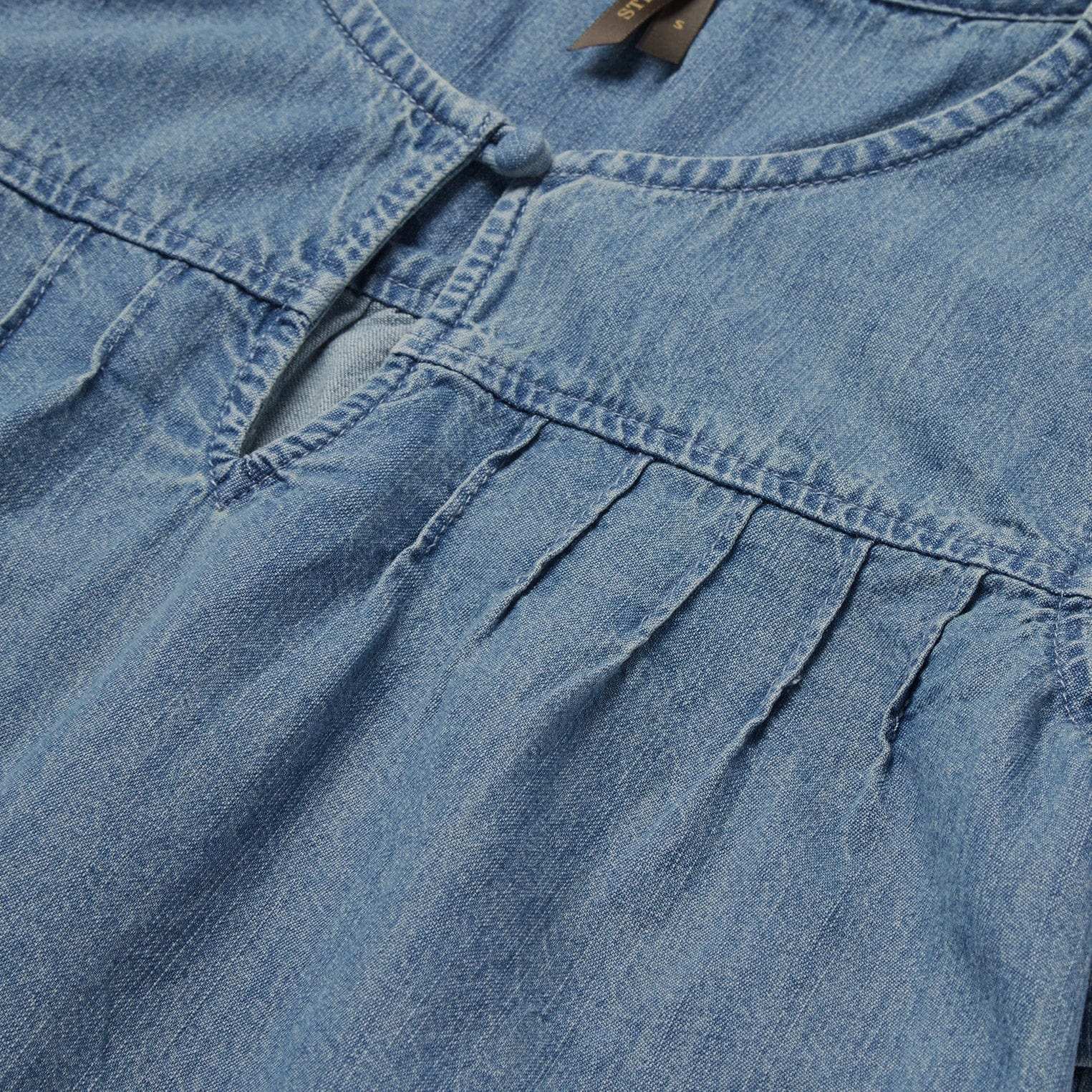 Stetson Short-Sleeved Denim Blouse - Stetson - Flyclothing LLC