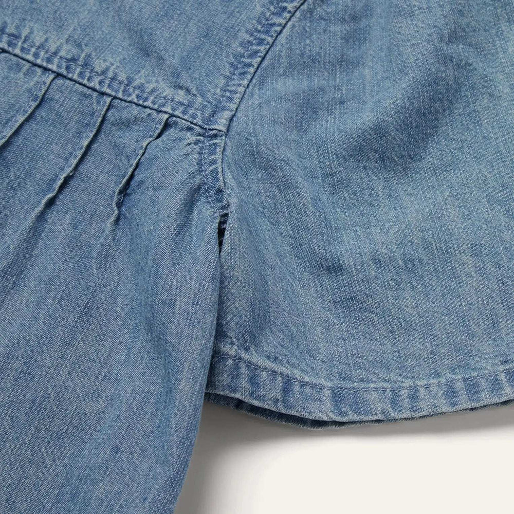 Stetson Short-Sleeved Denim Blouse - Stetson - Flyclothing LLC