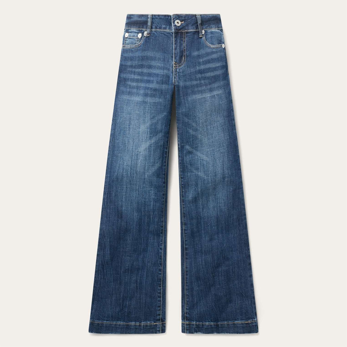 Stetson 214 City Trouser Jeans Medium Blue - Stetson - Flyclothing LLC