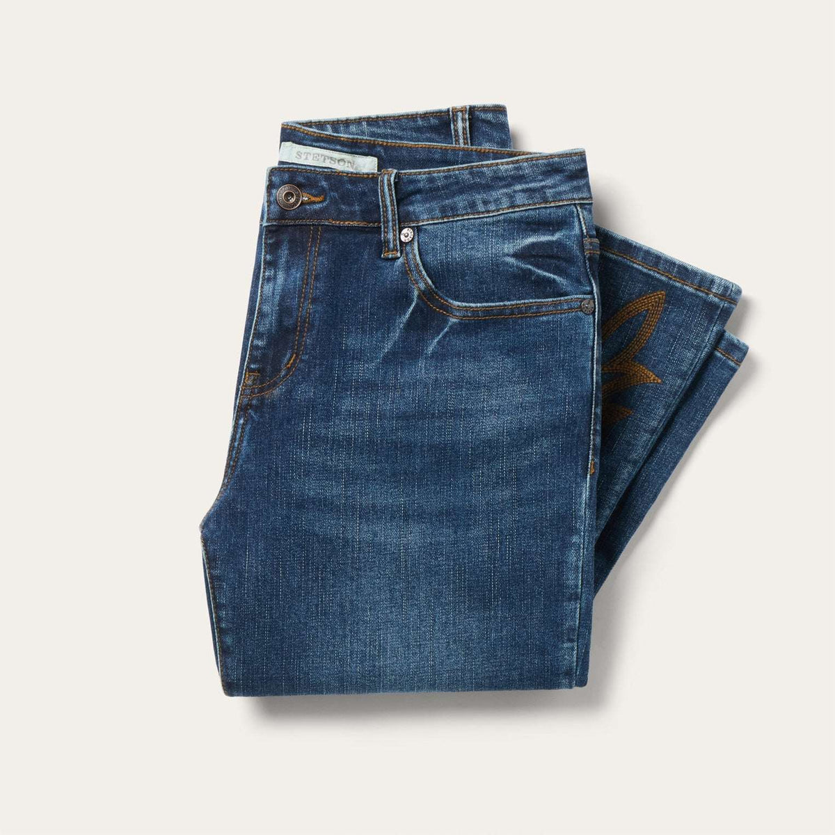 Stetson 641 Mid-Rise Loose Bootcut Jeans - Stetson - Flyclothing LLC