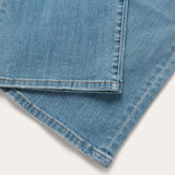 Stetson 675 Mid-Rise Wide Leg Jeans - Light Wash