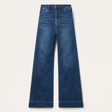 Stetson 751 Wide Leg Jeans Medium Dark Blue - Stetson - Flyclothing LLC