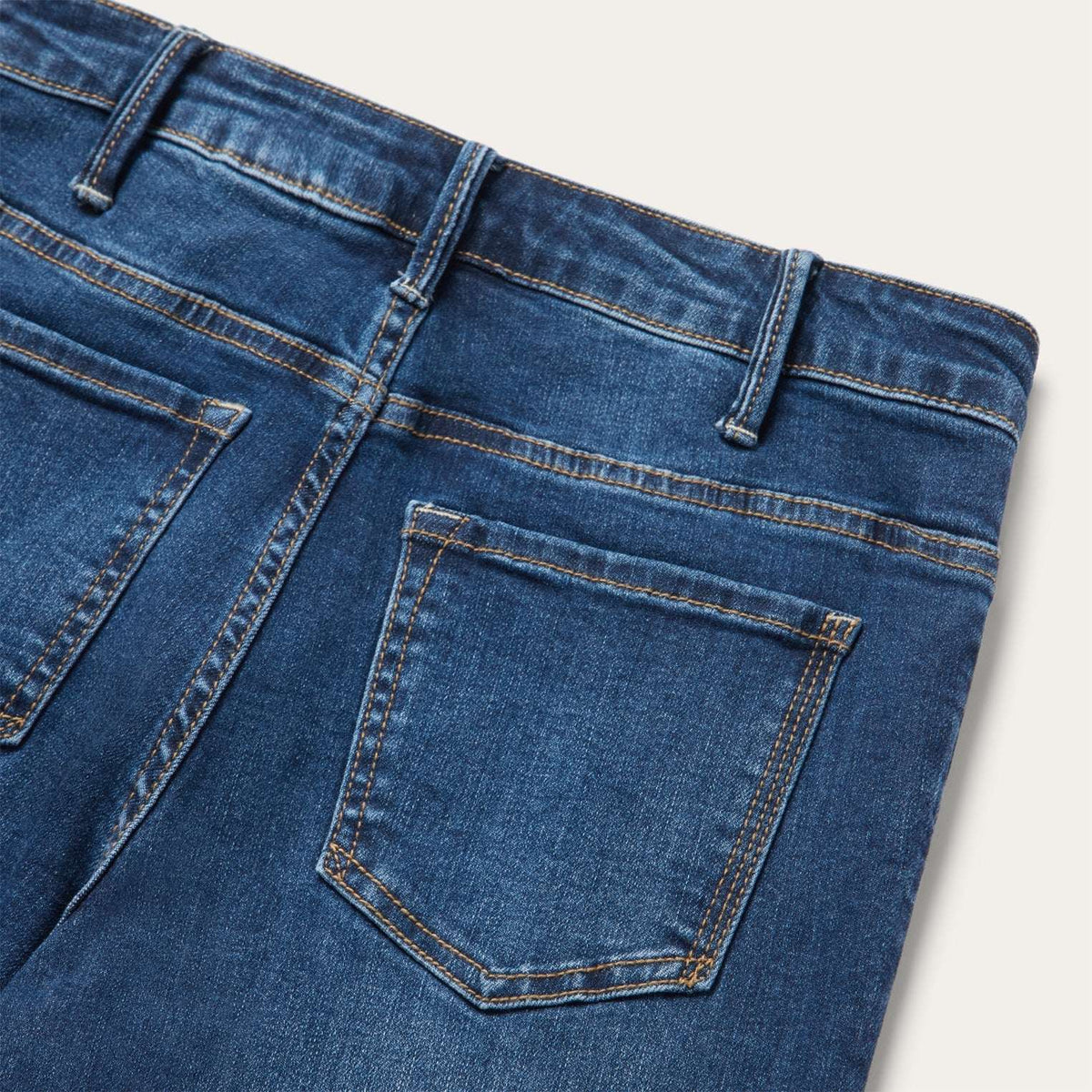 Stetson 751 Wide Leg Jeans Medium Dark Blue - Stetson - Flyclothing LLC
