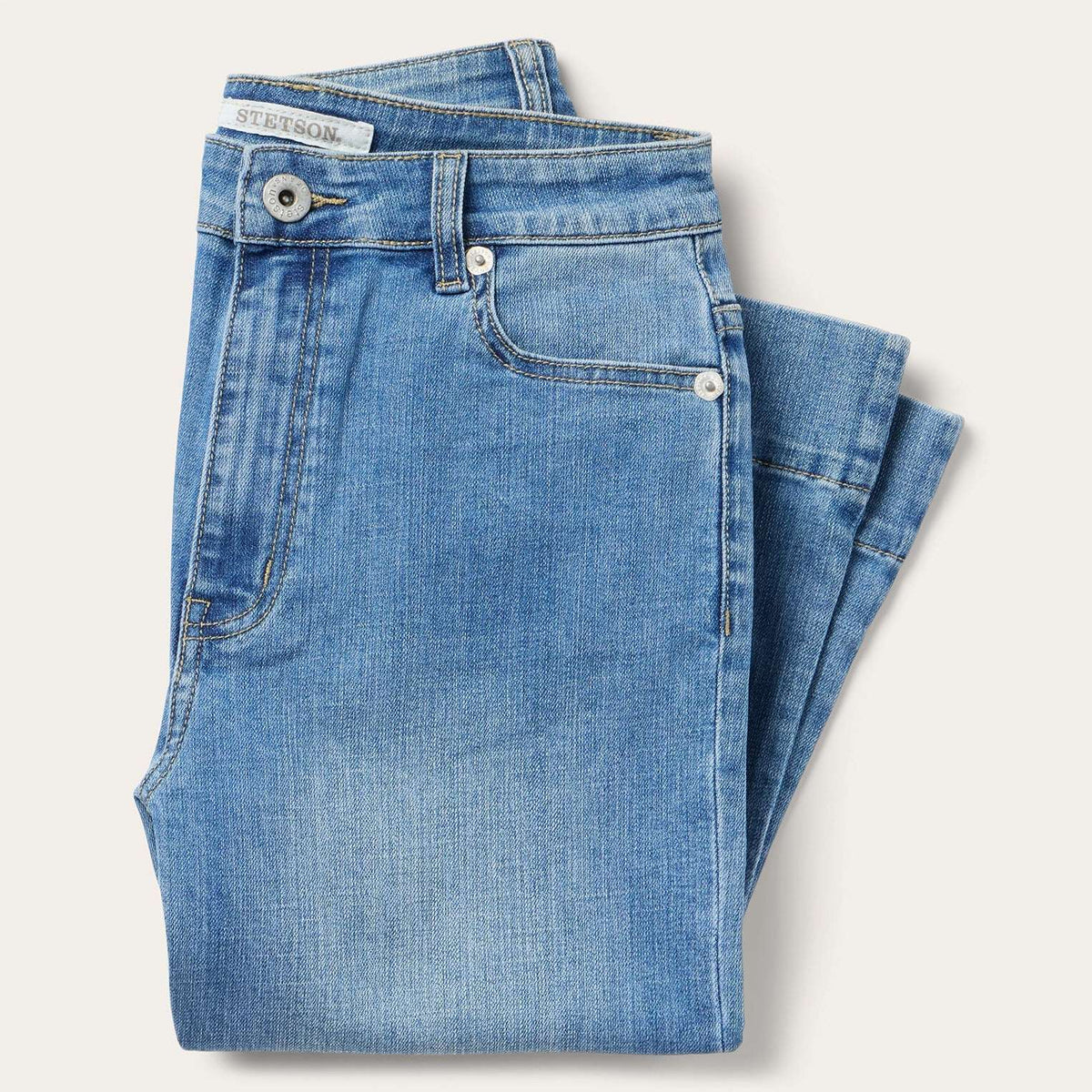 Stetson 751 Wide Leg Jeans Blue - Stetson - Flyclothing LLC