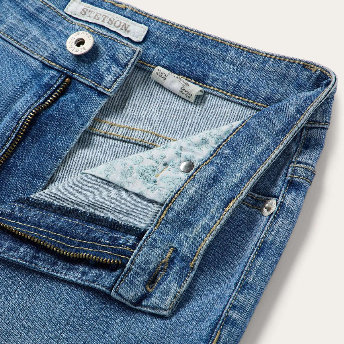 Stetson 751 Wide Leg Jeans Blue - Stetson - Flyclothing LLC