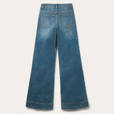 Stetson 751 Wide Leg Jeans Medium Blue - Medium Blue