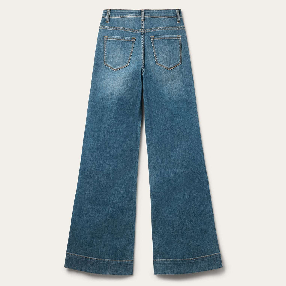 Stetson 751 Wide Leg Jeans Medium Blue - Medium Blue