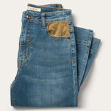 Stetson 751 Wide Leg Jeans Medium Blue - Medium Blue