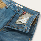 Stetson 751 Wide Leg Jeans Medium Blue - Medium Blue