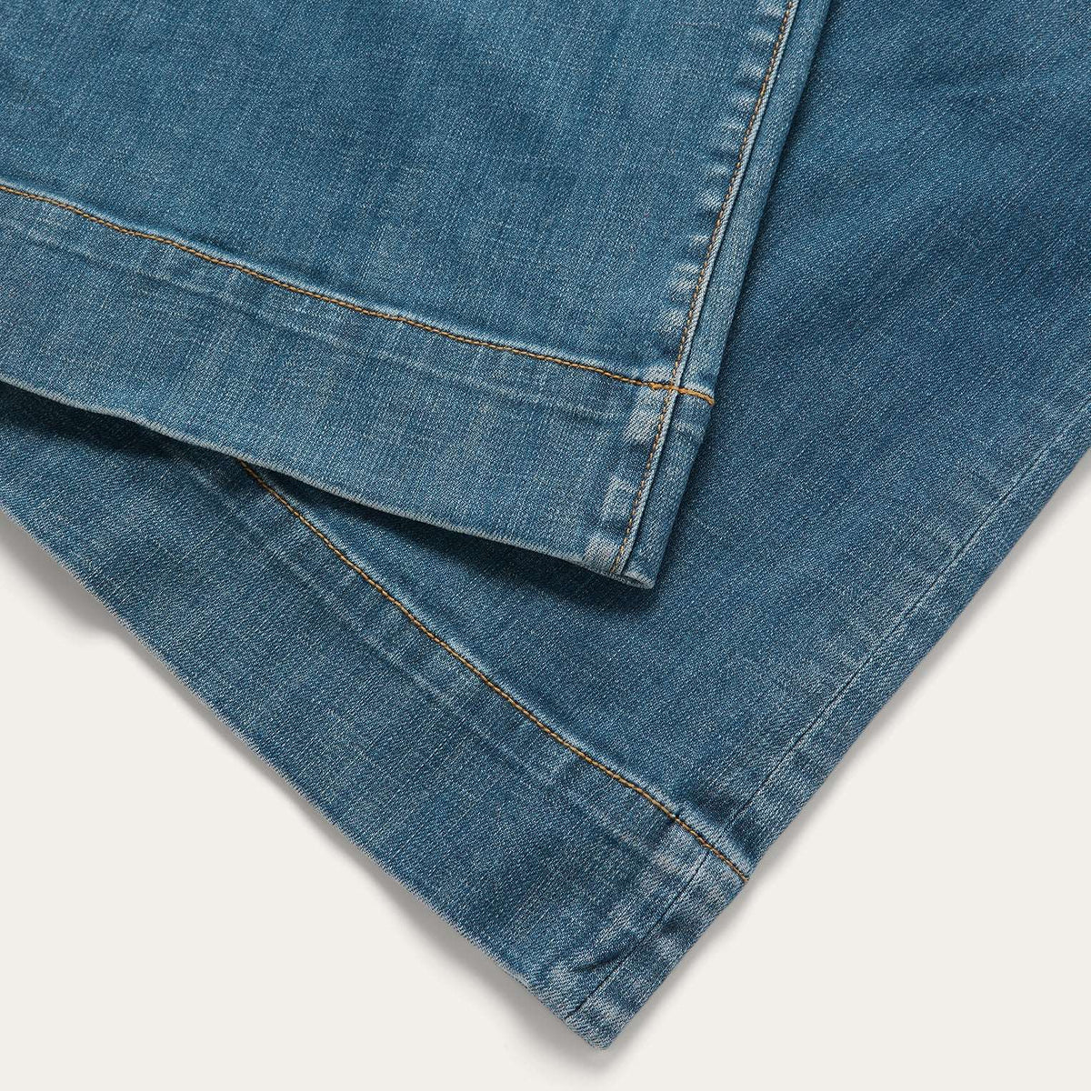 Stetson 751 Wide Leg Jeans Medium Blue - Medium Blue