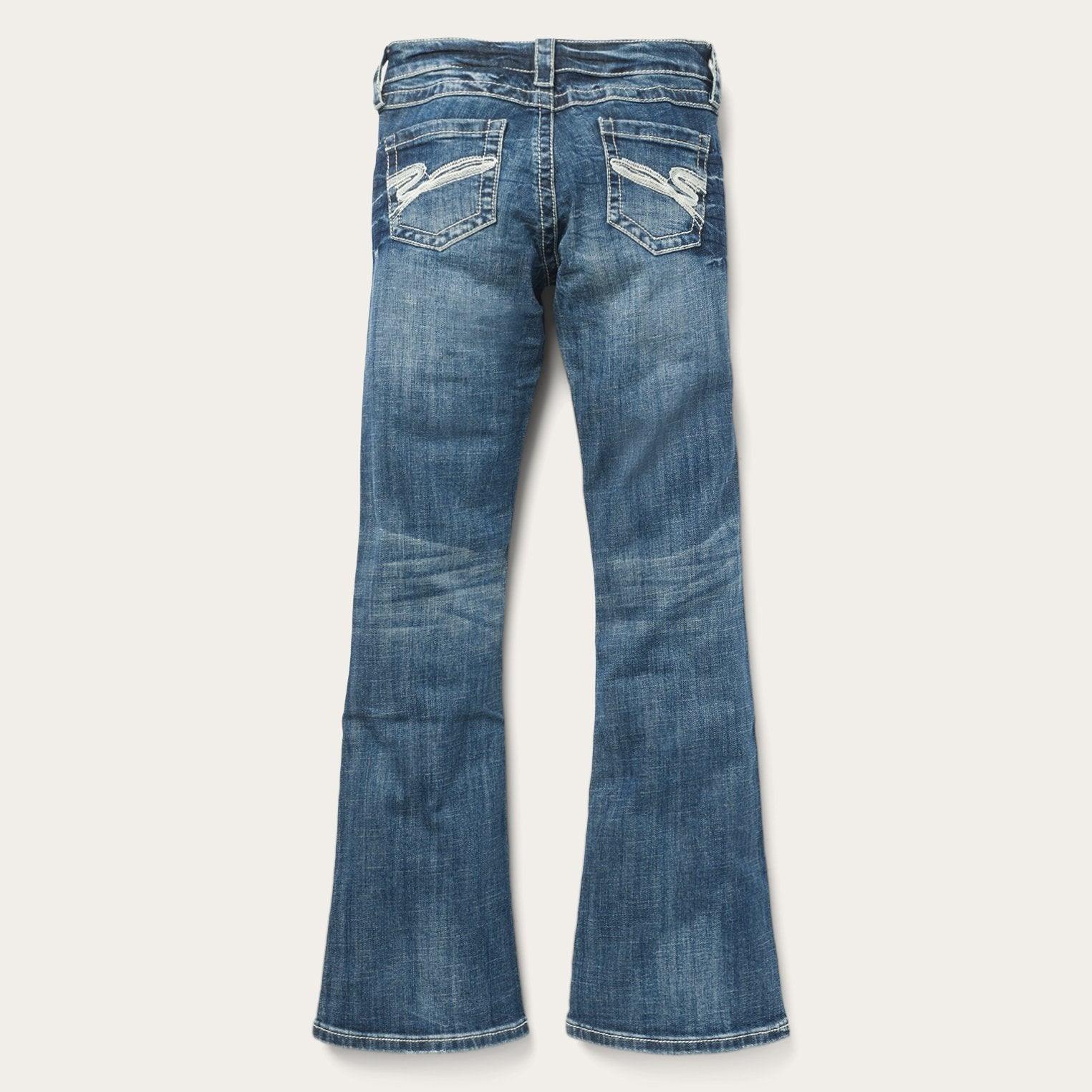 Stetson 816 Fit Jeans With White "S" Back Pocket - Stetson - Flyclothing LLC