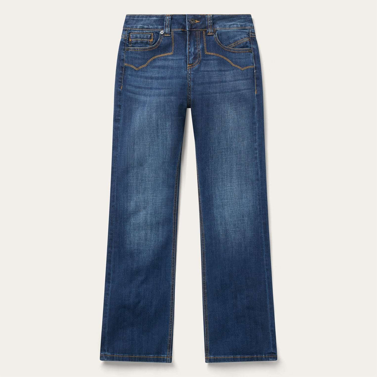 Stetson 816 Classic Bootcut Jeans Blue Medium Wash - Blue Medium Wash