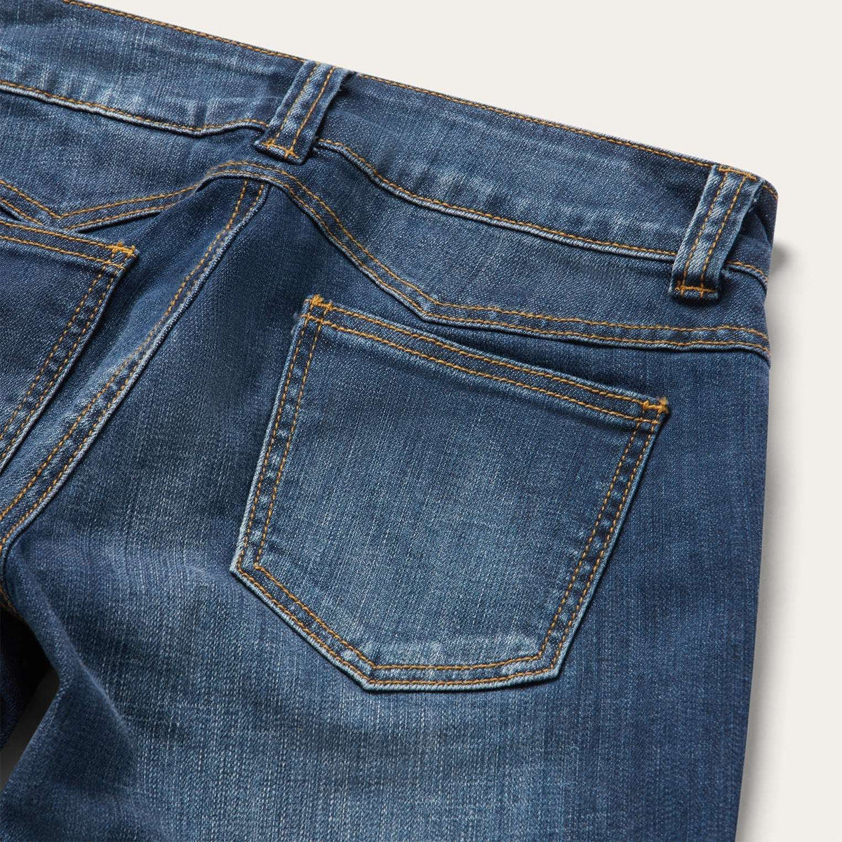Stetson 816 Classic Bootcut Jeans Blue Medium Wash - Blue Medium Wash