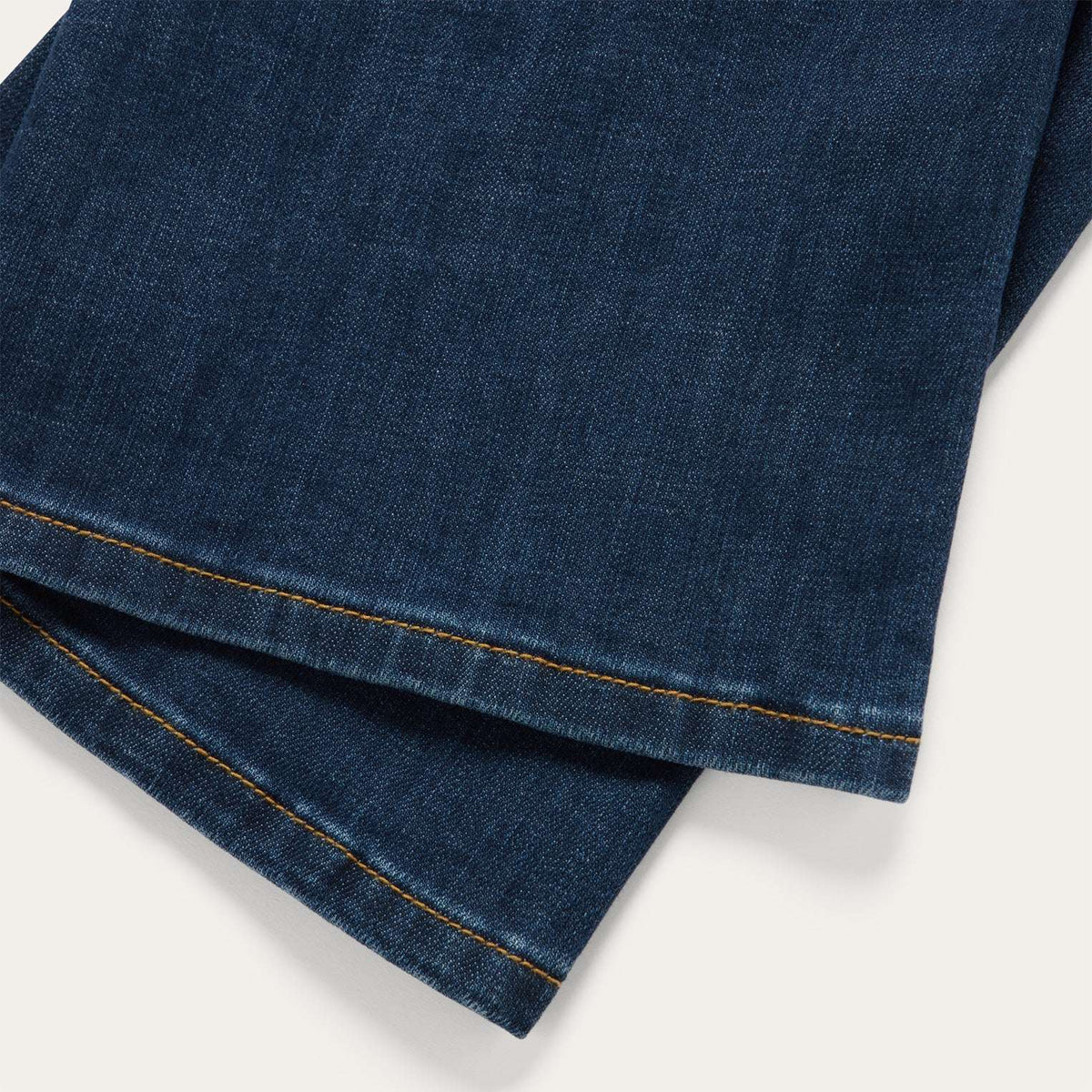 Stetson 816 Classic Bootcut Jeans Blue Medium Wash - Blue Medium Wash