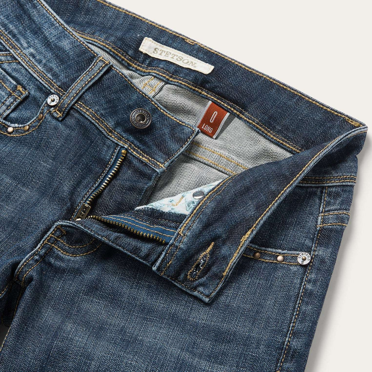 Stetson 816 Classic Bootcut Jeans Dark Wash - Stetson - Flyclothing LLC