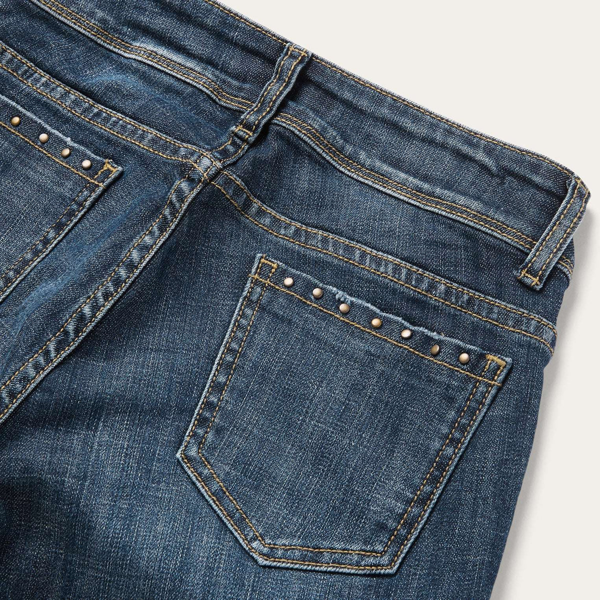 Stetson 816 Classic Bootcut Jeans Dark Wash - Stetson - Flyclothing LLC