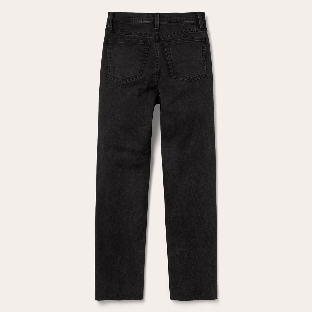 Stetson 915 High-Rise Straight Fit Jeans Black - Black