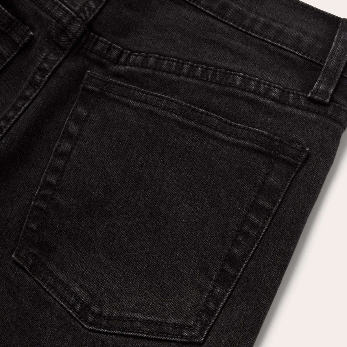 Stetson 915 High-Rise Straight Fit Jeans Black - Black