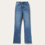 Stetson 915 High-Rise Straight Fit Jeans Blue Medium Wash - Blue Medium Wash