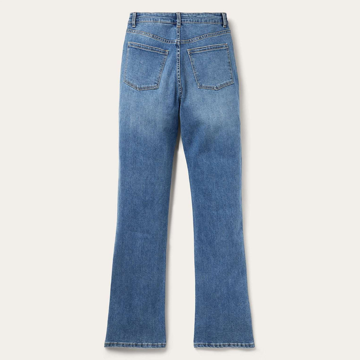 Stetson 915 High-Rise Straight Fit Jeans Blue Medium Wash - Blue Medium Wash