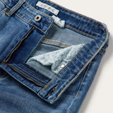 Stetson 915 High-Rise Straight Fit Jeans Blue Medium Wash - Blue Medium Wash