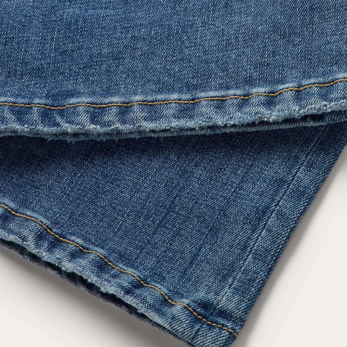 Stetson 915 High-Rise Straight Fit Jeans Blue Medium Wash - Blue Medium Wash