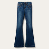 Stetson 921 High-Rise Flare Jeans Medium Dark - Medium Dark