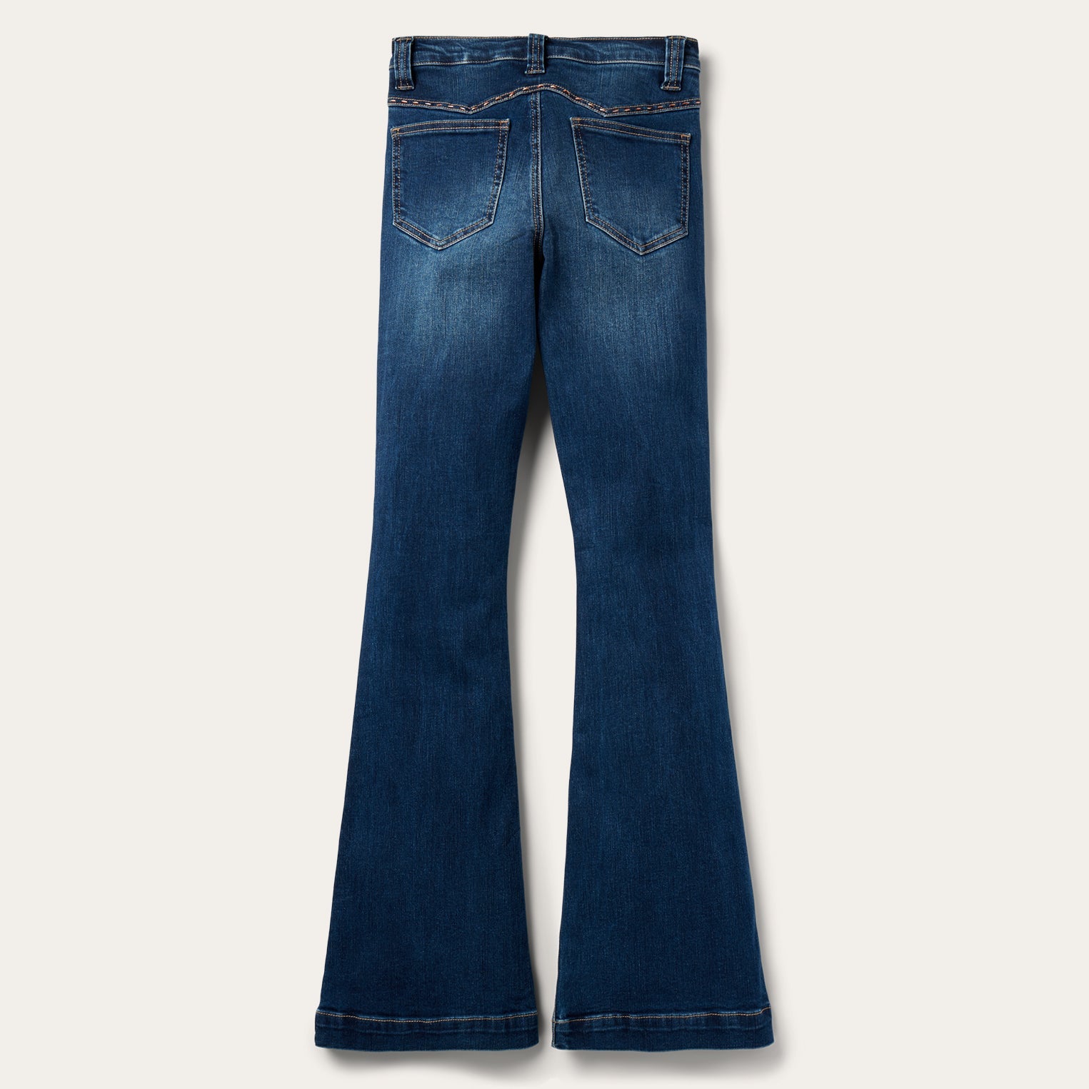 Stetson 921 High Rise Flare Jeans Blue