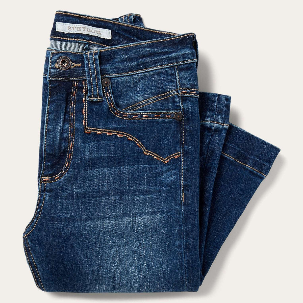 Stetson 921 High-Rise Flare Jeans Medium Dark - Medium Dark