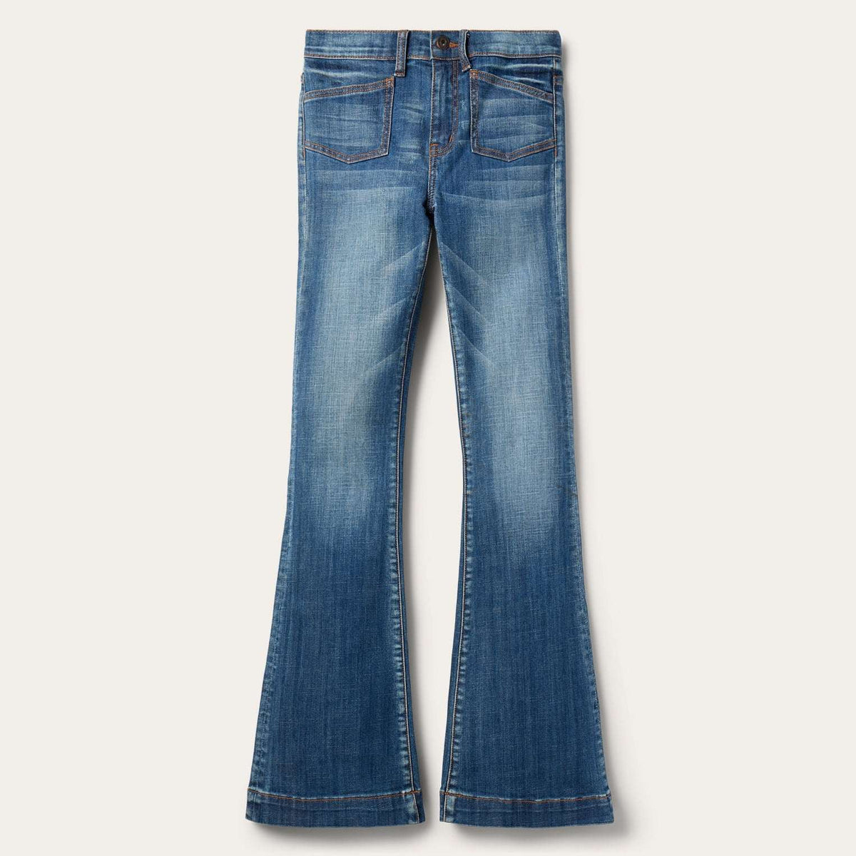 Stetson 921 High-Rise Flare Jeans Medium Blue - Stetson - Flyclothing LLC