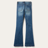 Stetson 921 High-Rise Flare Jeans Medium Blue - Stetson - Flyclothing LLC