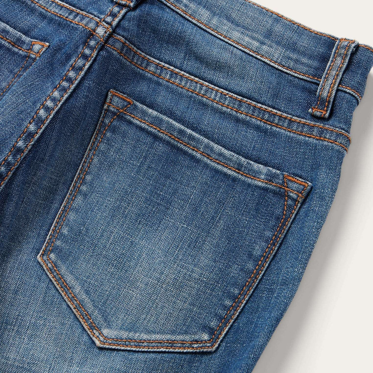 Stetson 921 High-Rise Flare Jeans Medium Blue - Stetson - Flyclothing LLC