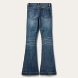 Stetson 921 High-Rise Flare Jeans Medium Dark Blue - Medium Dark Blue