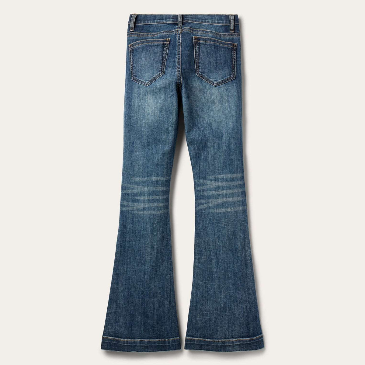 Stetson 921 High-Rise Flare Jeans Medium Dark Blue - Medium Dark Blue