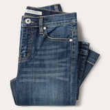 Stetson 921 High-Rise Flare Jeans Medium Dark Blue - Medium Dark Blue