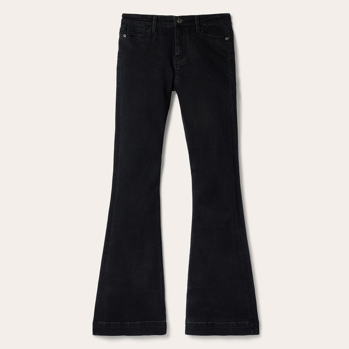 Stetson 921 High-Rise Flare Jeans Black - Black