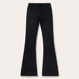 Stetson 921 High-Rise Flare Jeans Black - Black